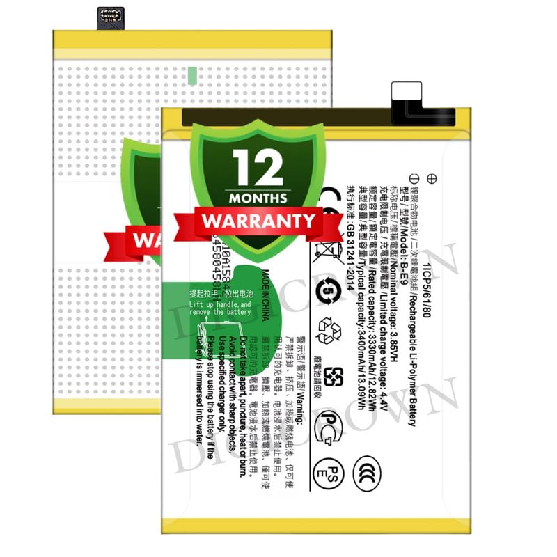 Image of Original B-E9 Battery Compatible for Vivo X23 (V1809A, V1816A, V1809T, V1816T) - (3400mAh) - 1 Year Warranty DF7