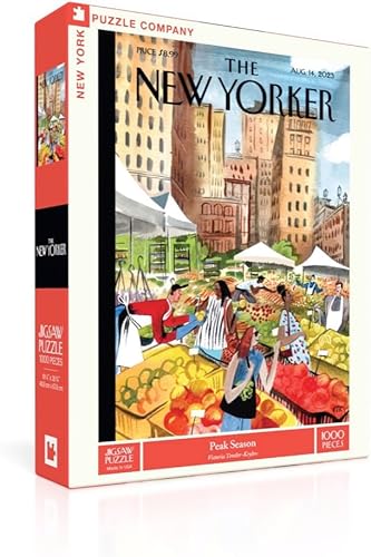 Miniatura 2 de New York Puzzle Company - New Yorker Peak Season - Rompecabezas de 1000 piezas