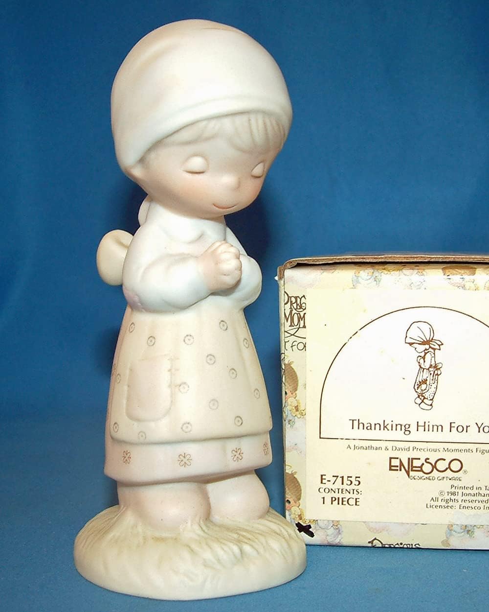Precious Moments "Thanking Him for You" #E-7155 image 3