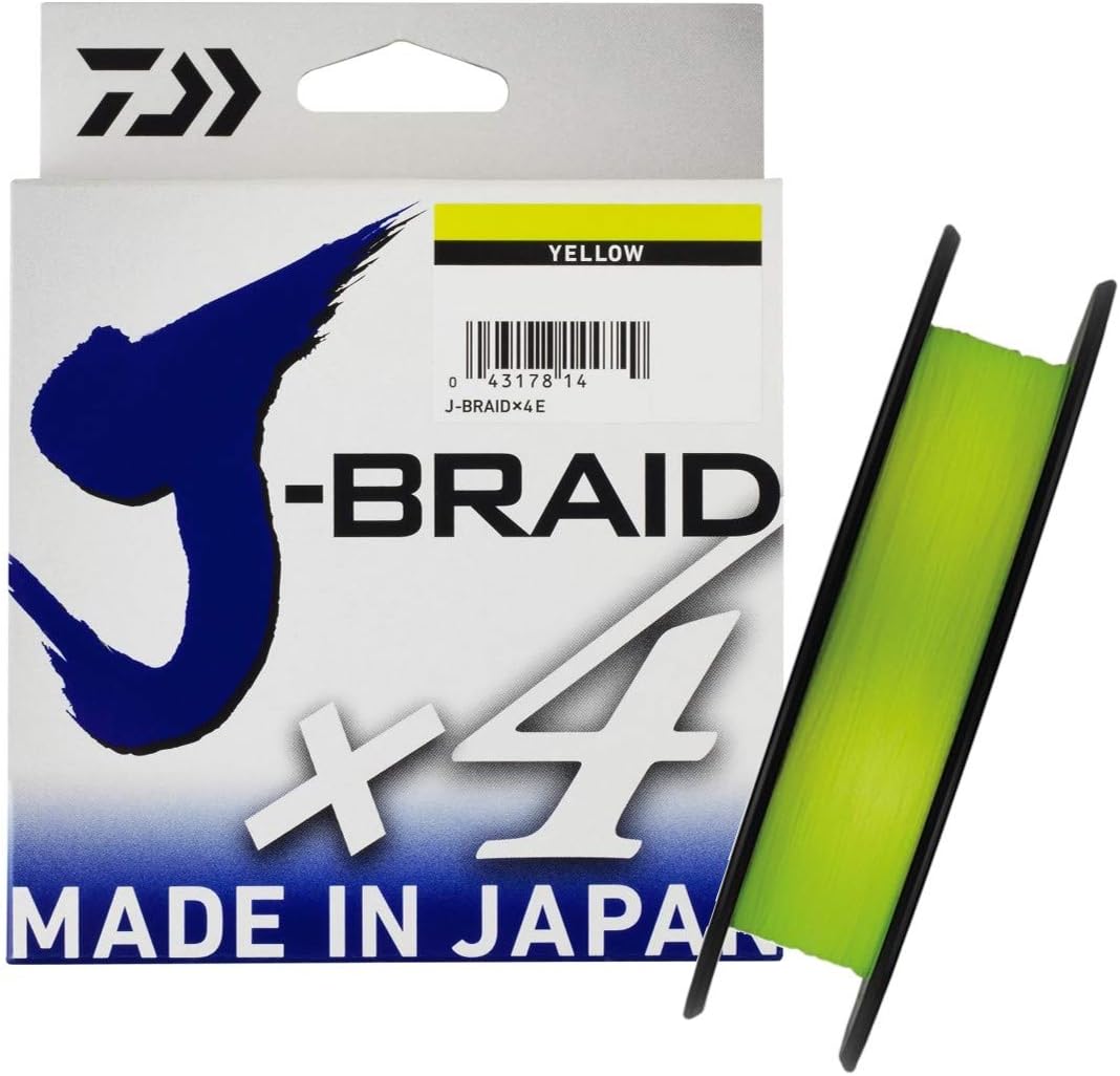 DAIWA - DAIWA J BRAID X4 0,10MM 270MT YELLOW (GIALLO)