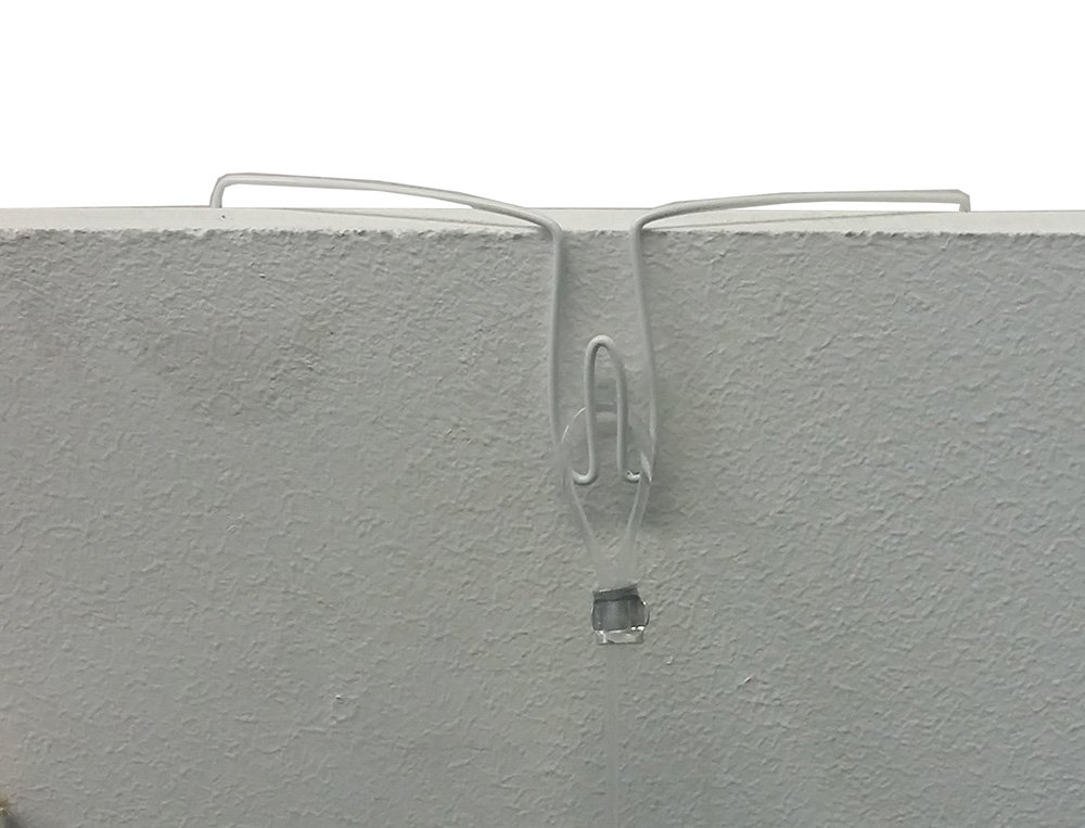 Flexible Screen Hook Anchor Picture Hanging Kit for Art Display Panel Expo Partitions Exhibition Walls (Silver)