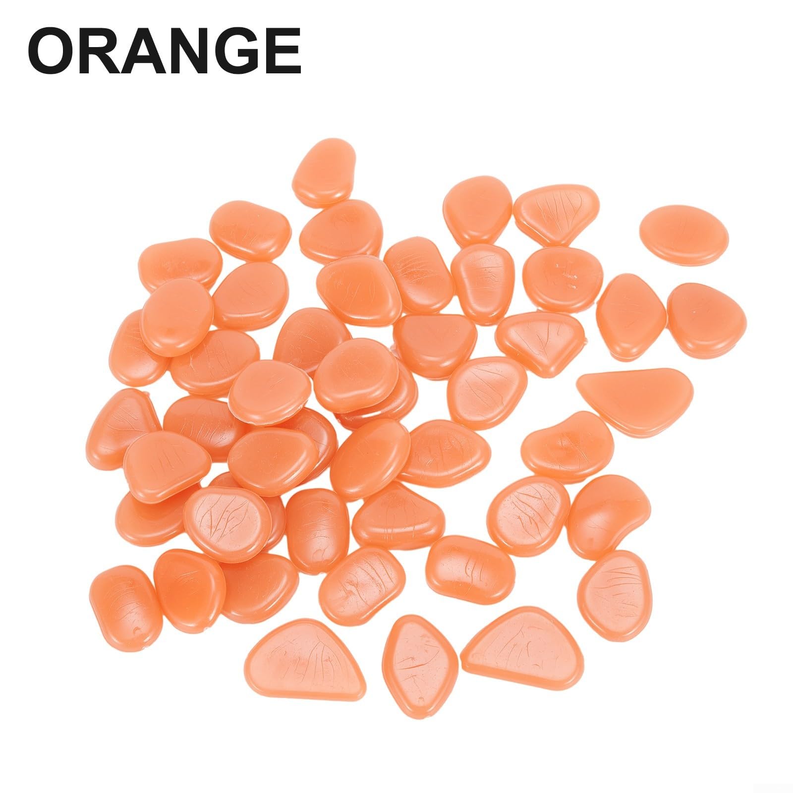 50 Ciottoli Luminosi Che Brillano Al Buio - Pietre Decorative Per Giardino, Acquario, Vialetti - Illuminazione Notturna Senza Elettricità - Foto 10