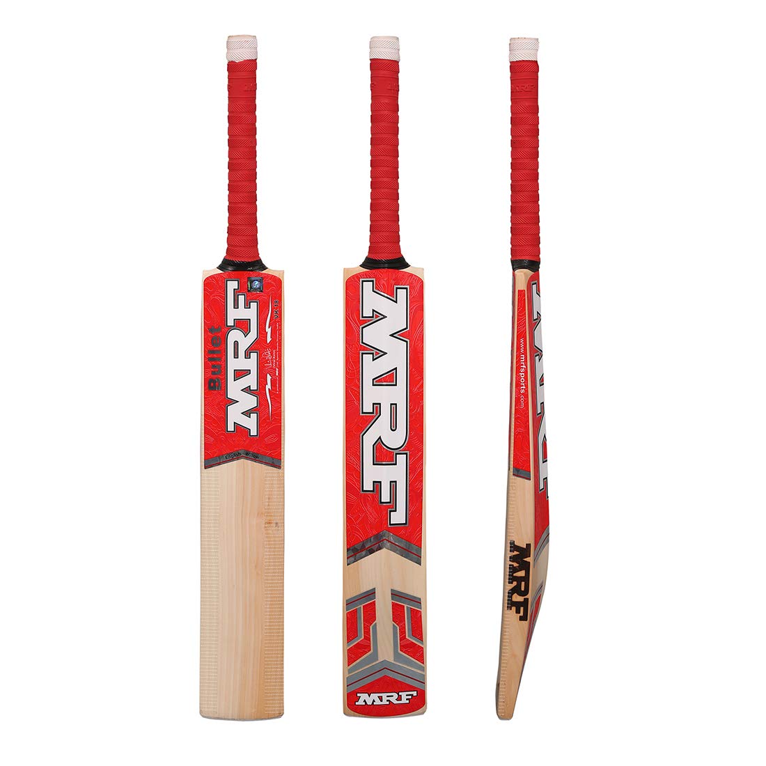 Buy MRF English Willow Wood Cricket Bat Bullet Junior Harrow with