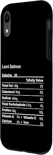 Miniatura 2 de Funda divertida para iPhone XR Lomi Salmon Acción de Gracias Nutricional