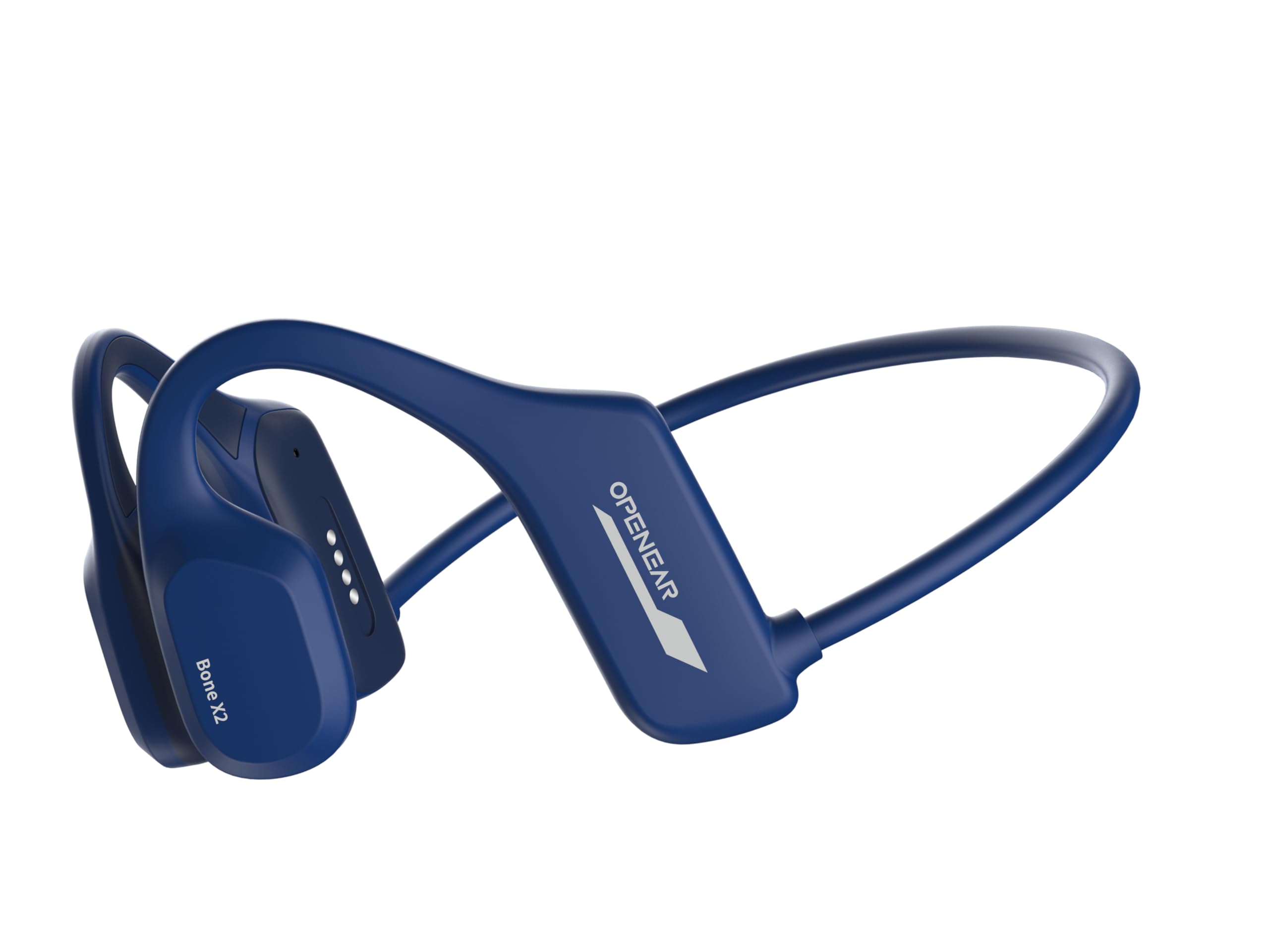 Open Ear Bone X2 Bezprzewodowy zestaw słuchawkowy sportowy z przewodnictwem kostnym z wbudowanym mikrofonem, normy CE, blutetooth 5.4, wodoszczelność IP68, wbudowana pamięć RAM 8 GB, całkowicie