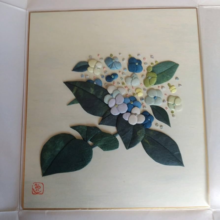 Amazon.co.jp: 押し絵 押絵 色紙絵 紫陽花 あじさい 花 : 文房具 Amazon.co.jp: 押し絵 押絵 色紙絵 紫陽花 あじさい 花 : 文房具