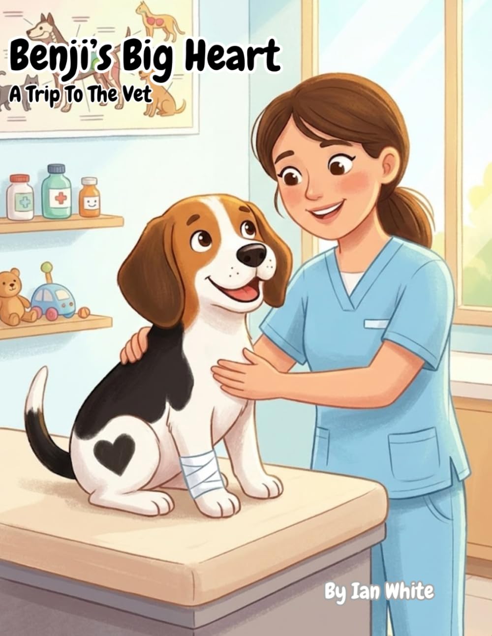 Benji's Big Heart: A Trip To The Vet (Benji's Big Heart Colouring Adventures)