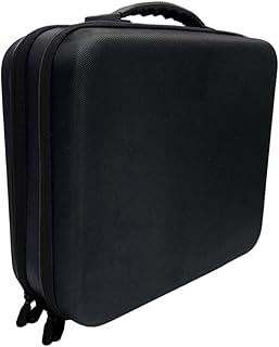 yo ボール収納ケース yo コレクターバッグ ダブルジッパーポーチ 落下防止保護 多目的アクセサリー 32穴コレクション, 黒