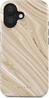 BURGA Unisex Phone Case for iPhone 16 Plus – Dual-Layer Hybrid Design with Shock-Absorbing Silicone & Durable Exterior, Scratch-Resistant Finish and Raised Bezel Edge for Screen Protection & Daily Use