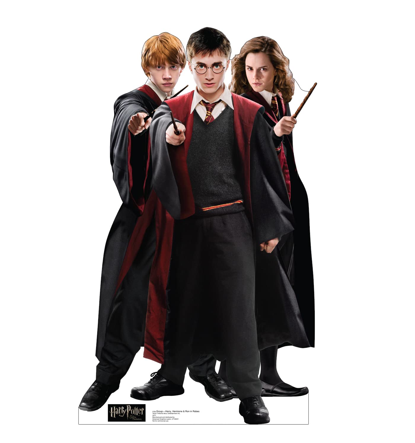 Buy Advanced Graphics Harry Hermione Ron In Robes Life Size 