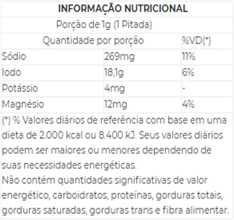 Flor de Sal (Sal Marinho Integral) 350g Cimsal