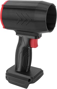 SIXRUN Dust Blower, Electric Air Blower 60000RPM 64mm Ducted Brushless Stepless Speed Control Portable Handheld Turbofan Duster Blower for Home Car Camping Black