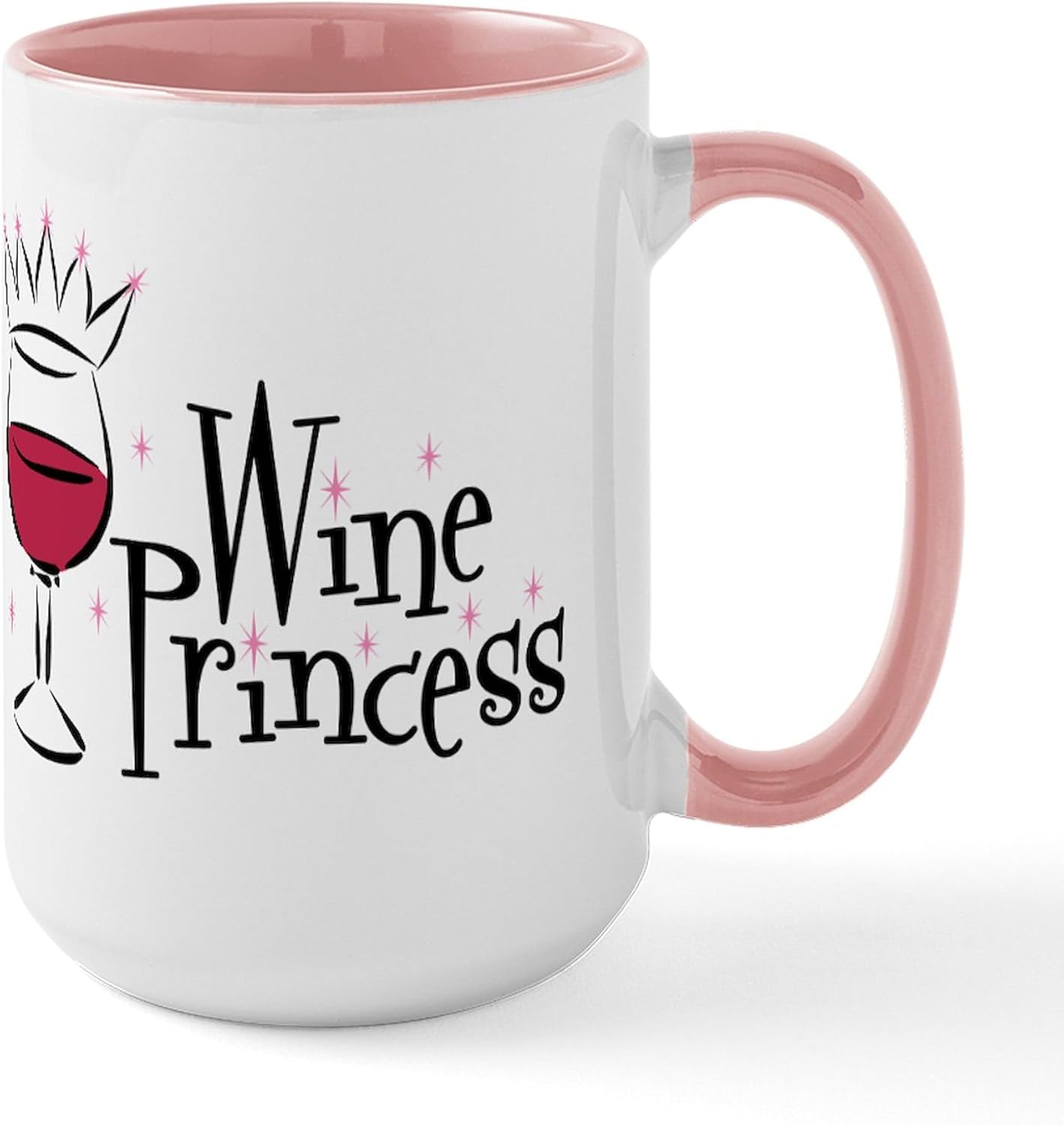 CafePress Wine Princess Large Mug 15 oz (444 ml) Ceramic Coffee Mug