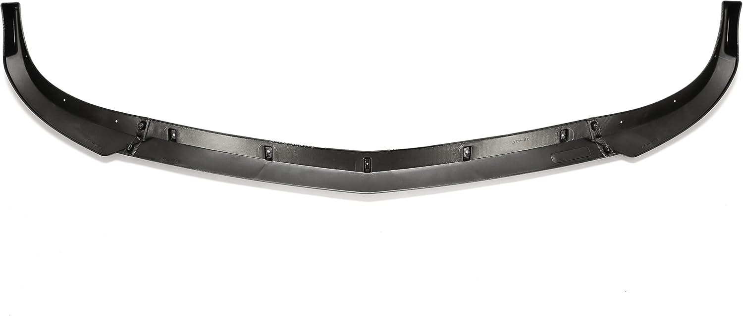 Front Bumper Lip Spoiler Compatible with 2012-2014 Mercedes Benz W204 C Class C180 C200 C220 C250 C300 Sport Models 3Pcs Spoiler Trim Protection Carbon Fiber Style