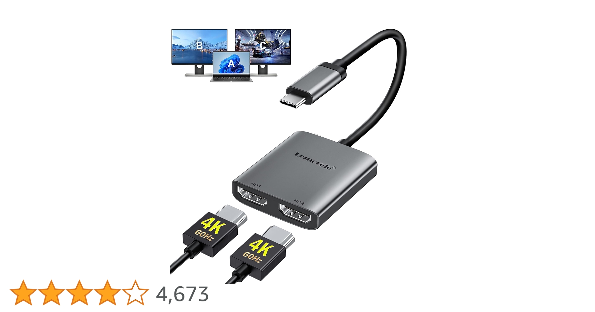 SPYDER 2K USBマルチディスプレイアダプタ 4個セット SPYDER 2K USBマルチディスプレイアダプタ 4個セット