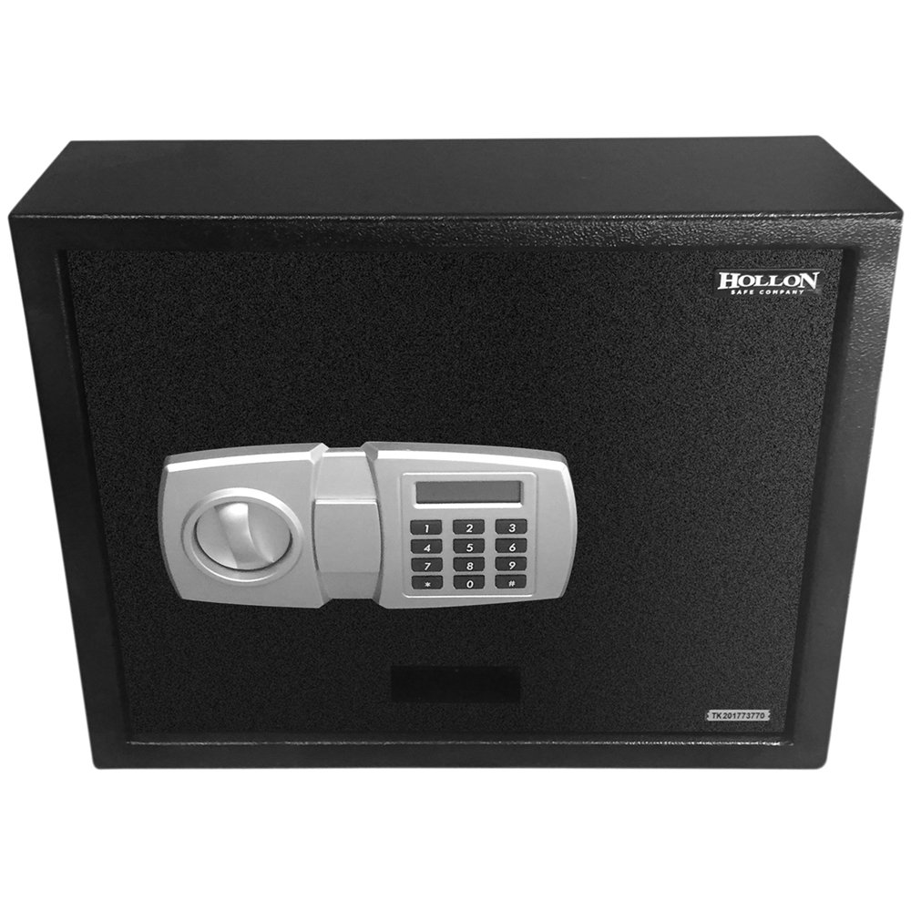 HollonSafe PBE-2 Pistol Safe, Black, Small