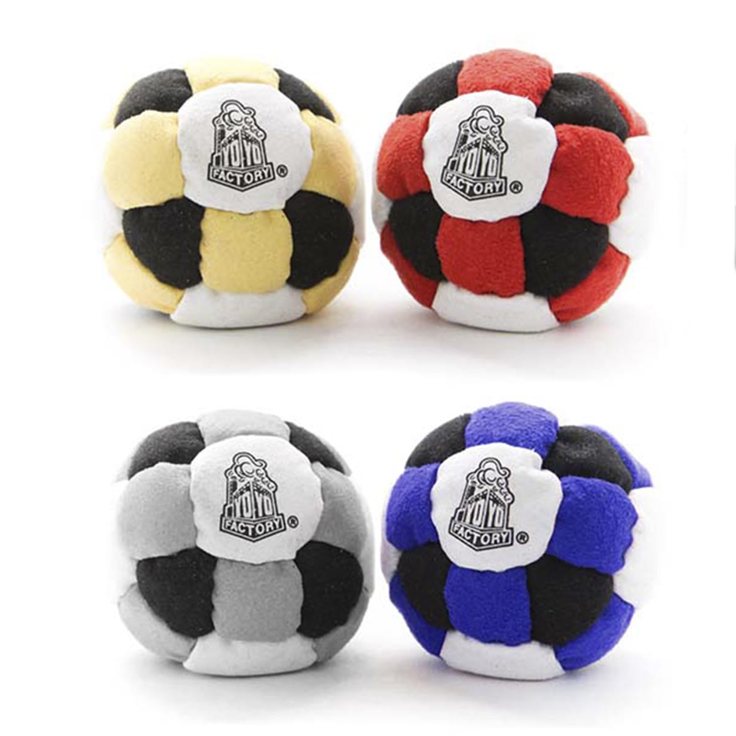 YOYO FACTORY Footbag Freestyle 26 Panneaux Rouge Noir