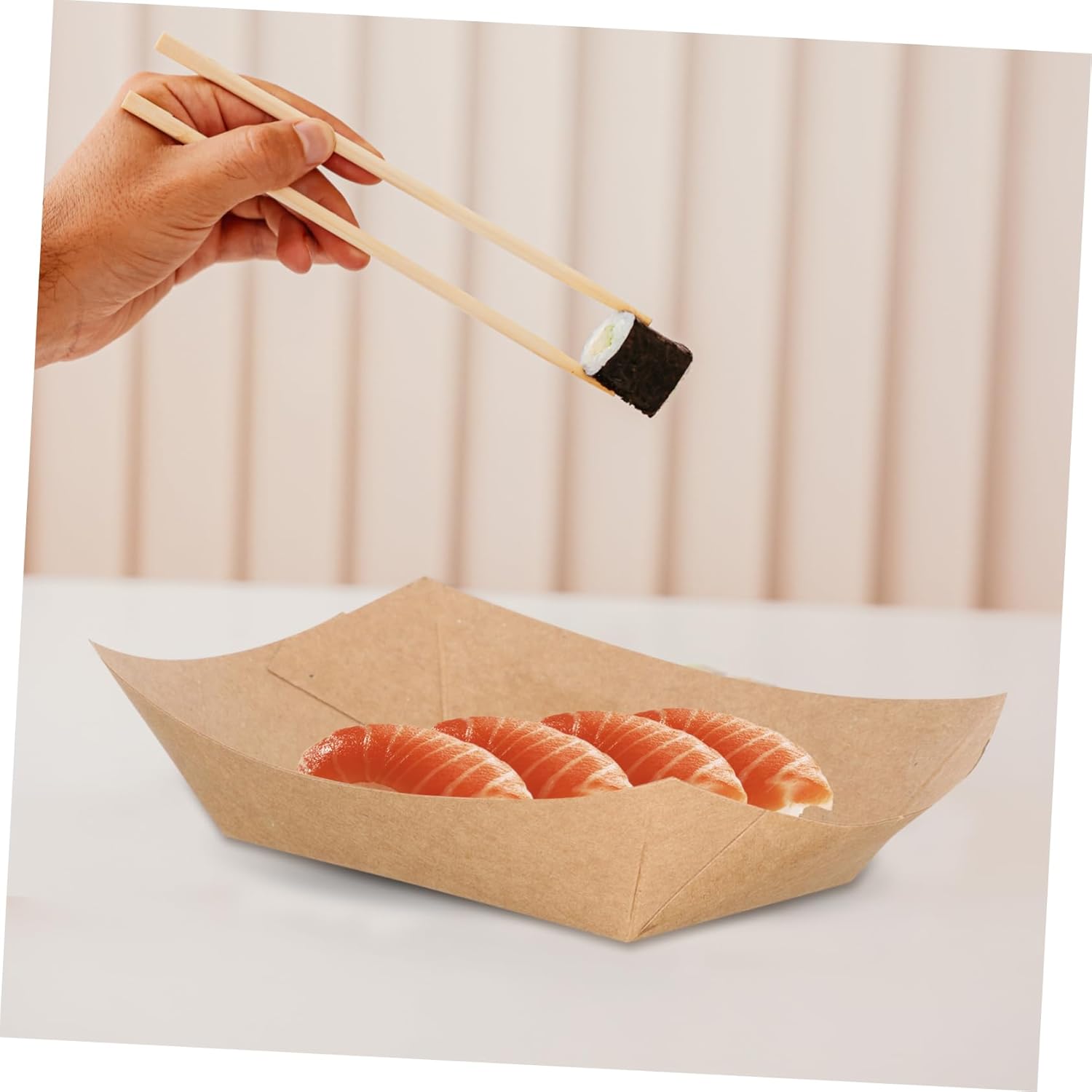 250pcs Disposable Takeout Food Box Oil Paper Fried Food Packaging Microwave Safe for Snacks Popcorn and Hot Cold for Parties and Events