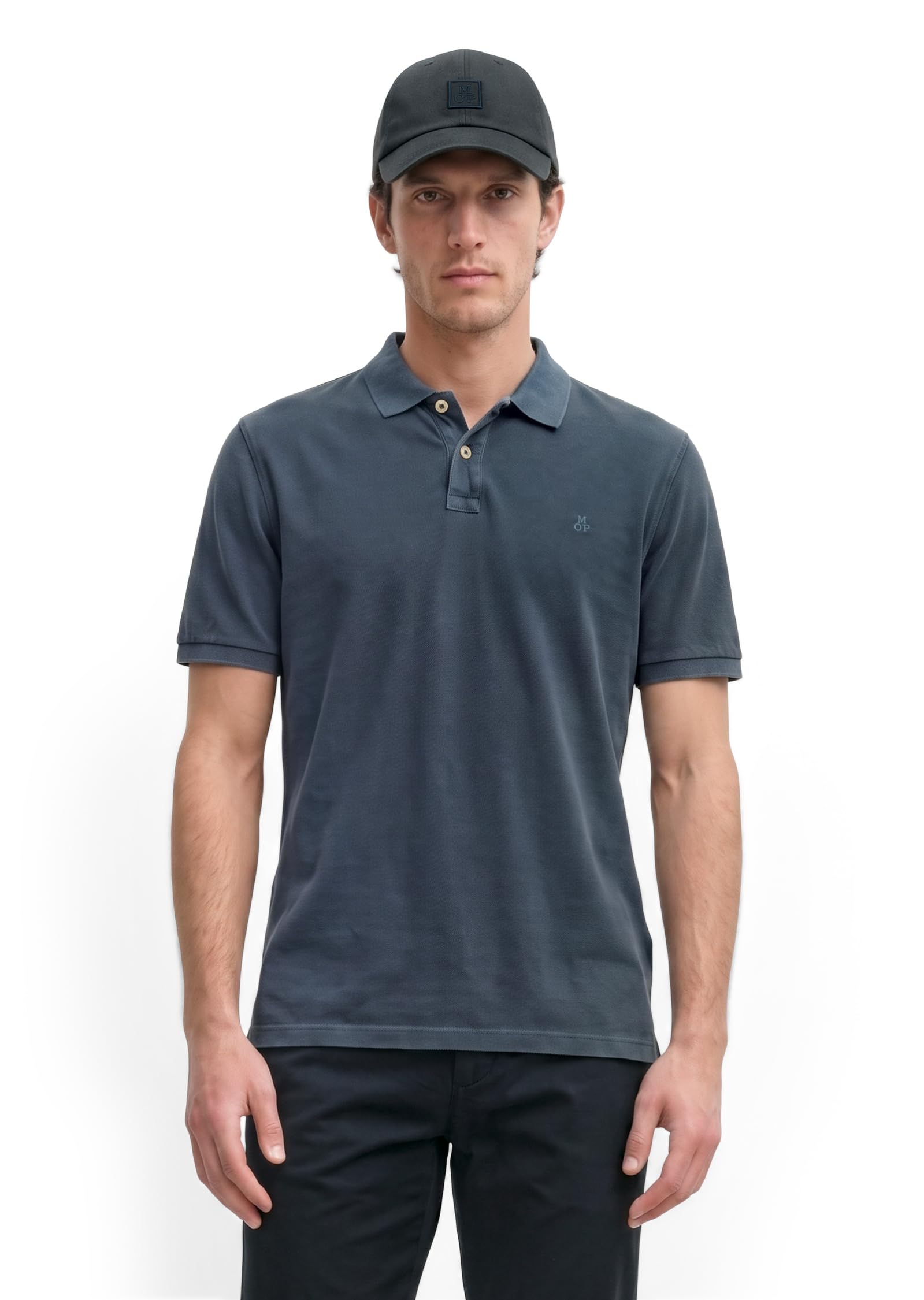 MARC O'POLO CASUAL Polo męska koszulka polo – klasyczna koszulka polo z bawełny organicznej, 896, L