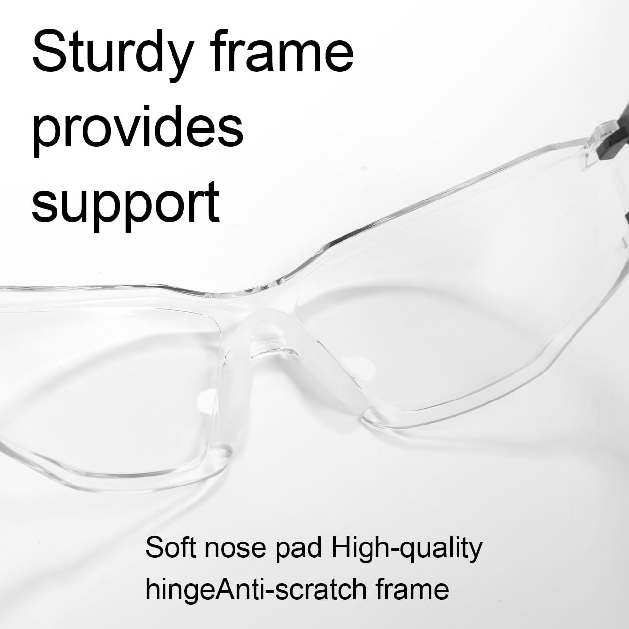 Sports Safety Glasses Anti Fog ANSI Z87.1 Small Size Clear Lens Protective Goggle Pickleball Racquetball Eyewear