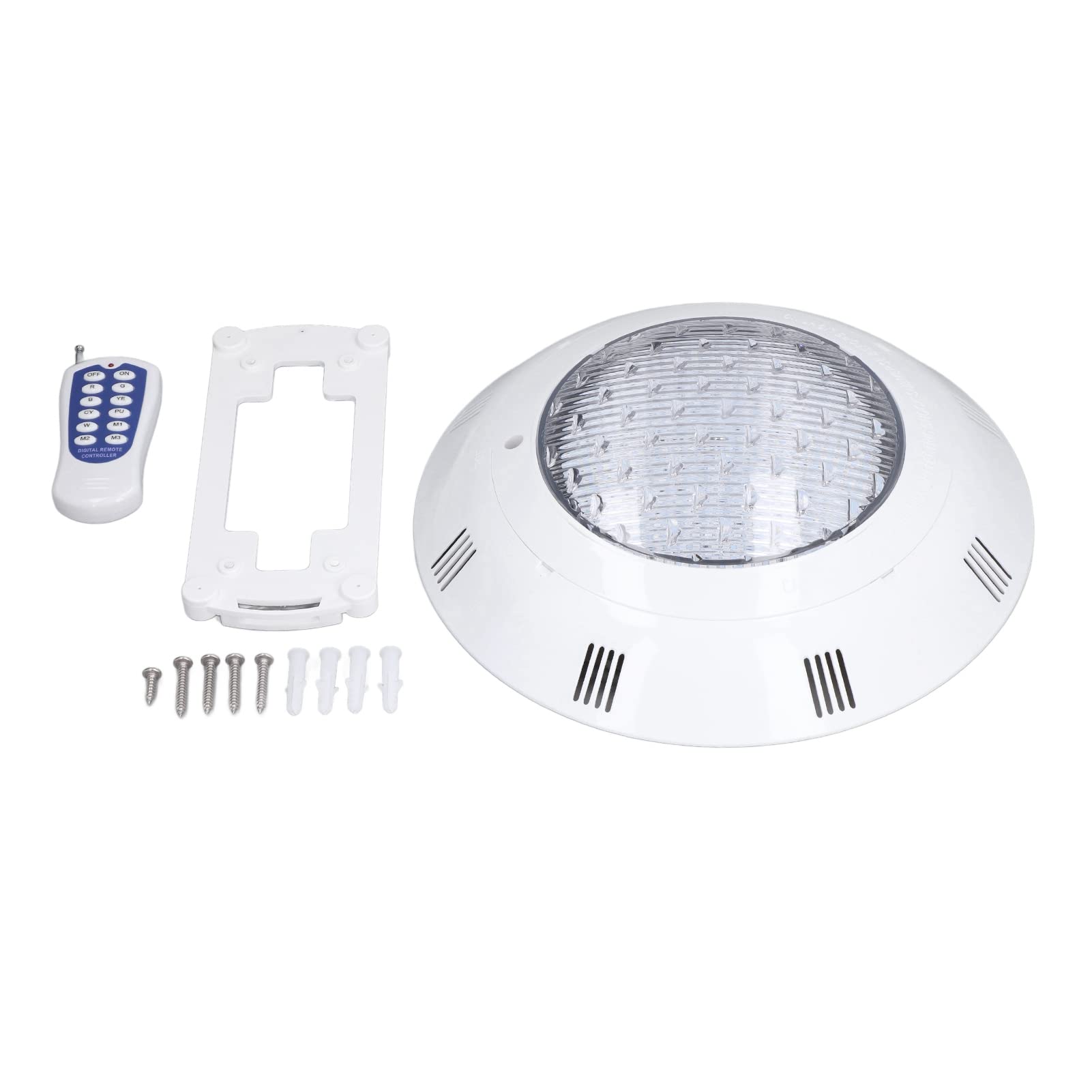 Luce Subacquea a LED RGB AC12V Luci for laghetto Impermeabili con Telecomando, Installazione Semplice, IP68 for Piscina, Decorazione del Giardino (36W)(25W)