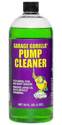Limpiador de bomba, desengrasante biodegradable resistente, para bombas de gas y hormigón, limpia combustible diésel y grasa pesada, con desodorante