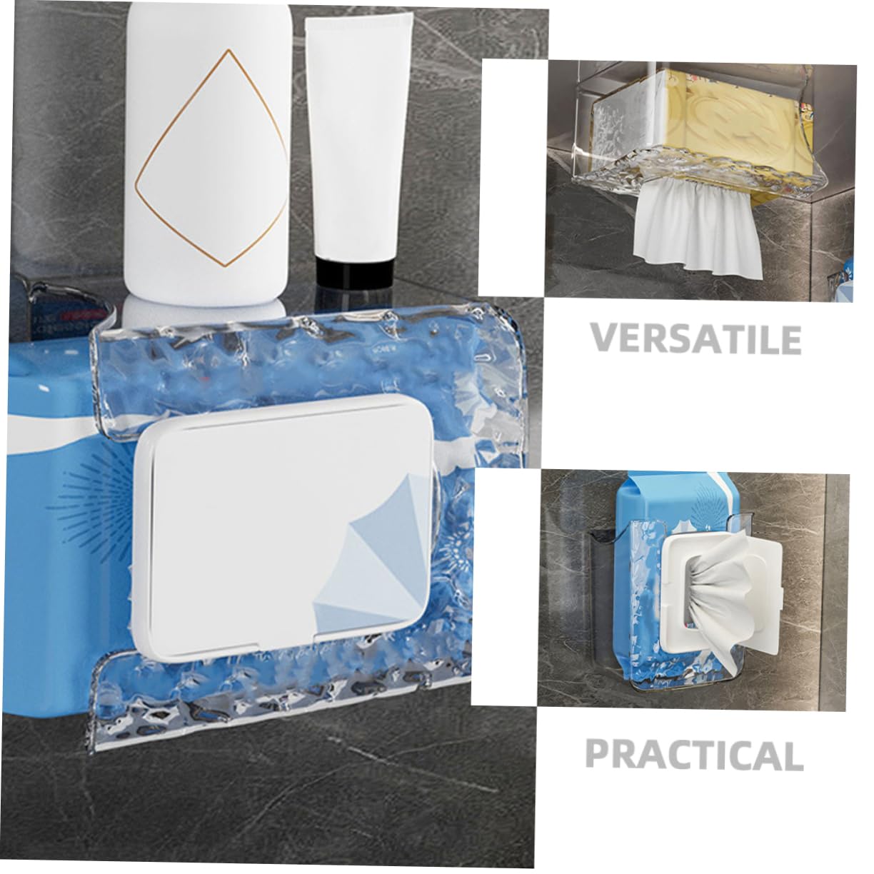 Cabilock 8 STK Taschentuchbox Für Die Wand Handschuhhalter Für Wandhalterung Wandmontierter Taschentuchhalter Halter Für Badezimmertücher Klopapierhalterung Handschuhspender Das Haustier