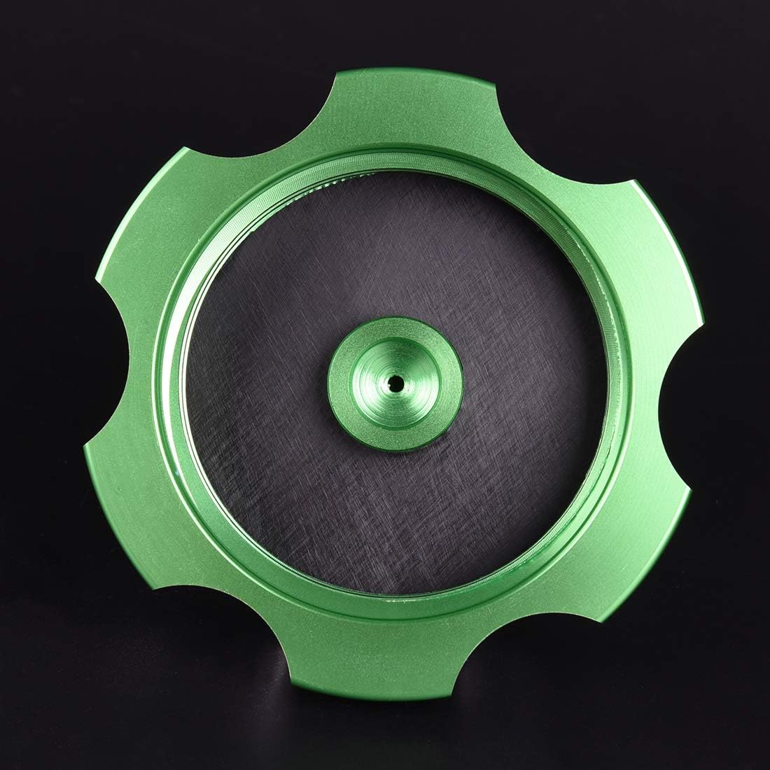 Billet Gas Fuel Tank Cap Cover with Vent Hose Compatible with Kawasaki KX65 KX85 KX100 KX125 1999-2013 KDX 200 1990 CRF150R 2007-2010 Green