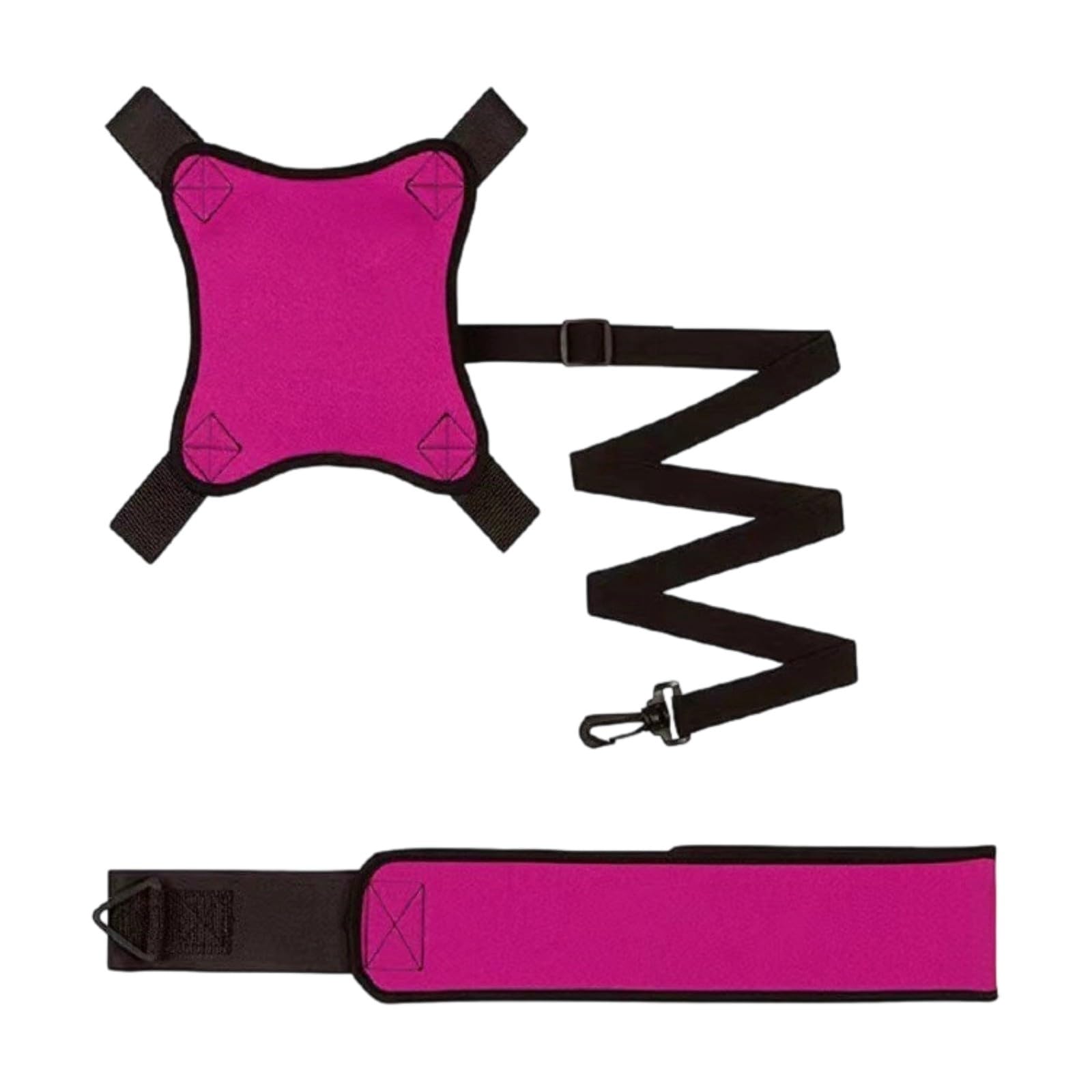 QIAOLIDA Football Dribbling Belt Training Equipment Rebounds Practice Belt for Ball Control And Soccer Skills Improvement