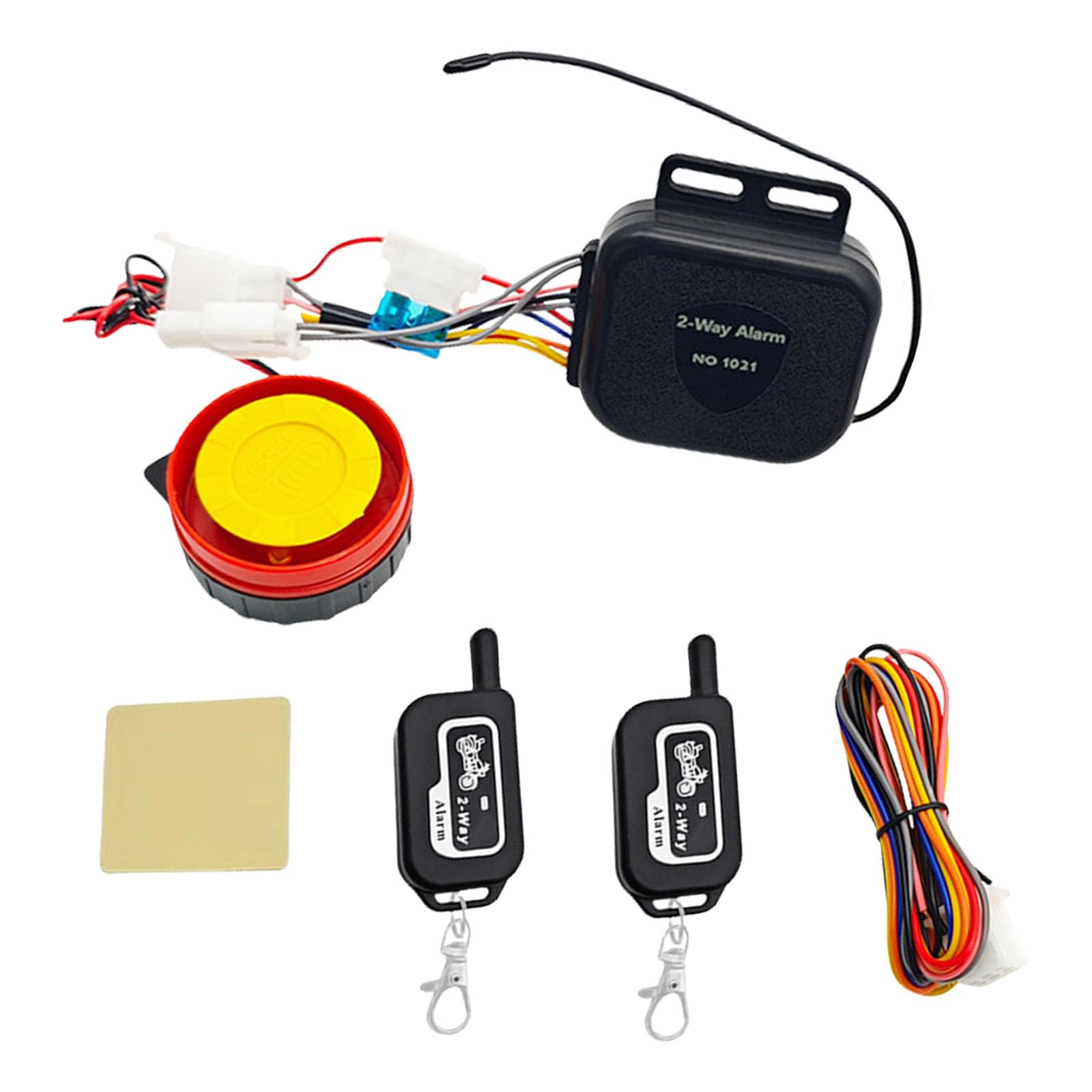 Allarme antifurto completo per bici, con avviamento, facile da usare, sistema sicuro per moto, set di allarme stabile per bici e moto, sistemi antifurto elettrici con avvio remoto per veicoli