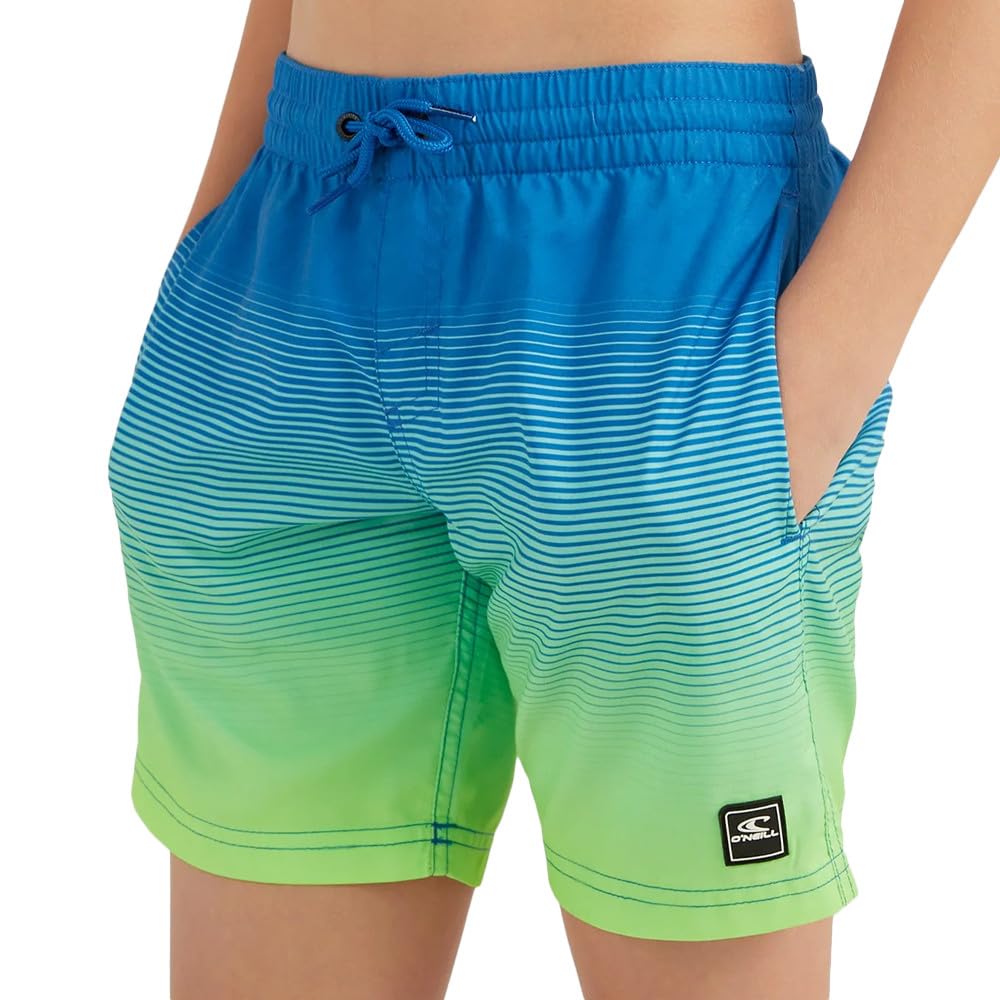 O'Neill Cali - Pantalón corto de baño, color azul y verde