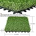 XLX TURF Artificial Grass Turf Interlocking Deck Tiles Set 18 PCS - 12