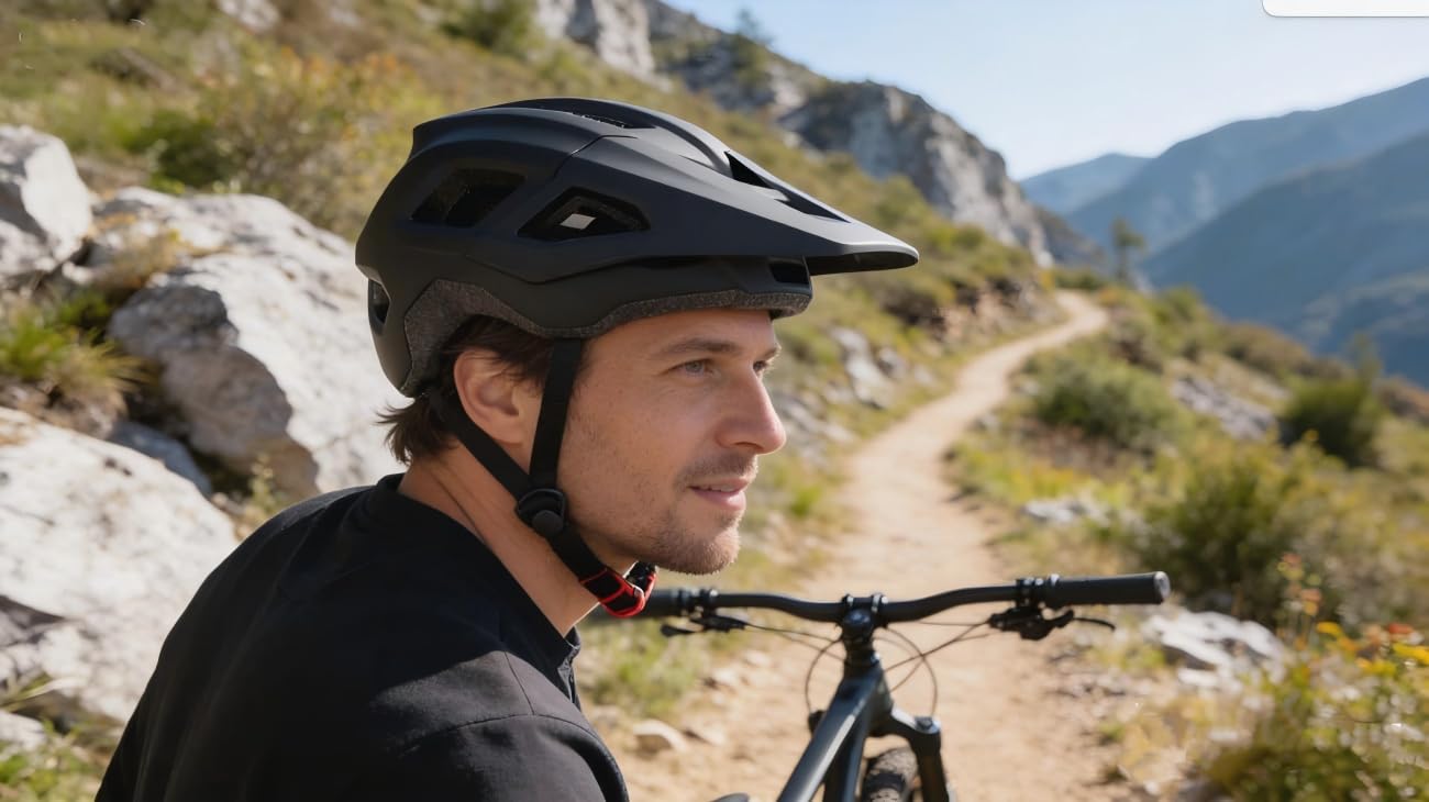 BATFOX Casque de vélo, léger, respirant avec visière, pour adultes et jeunes, pour BMX, skateboard, patinage à roulettes, moto tout-terrain, taille réglable