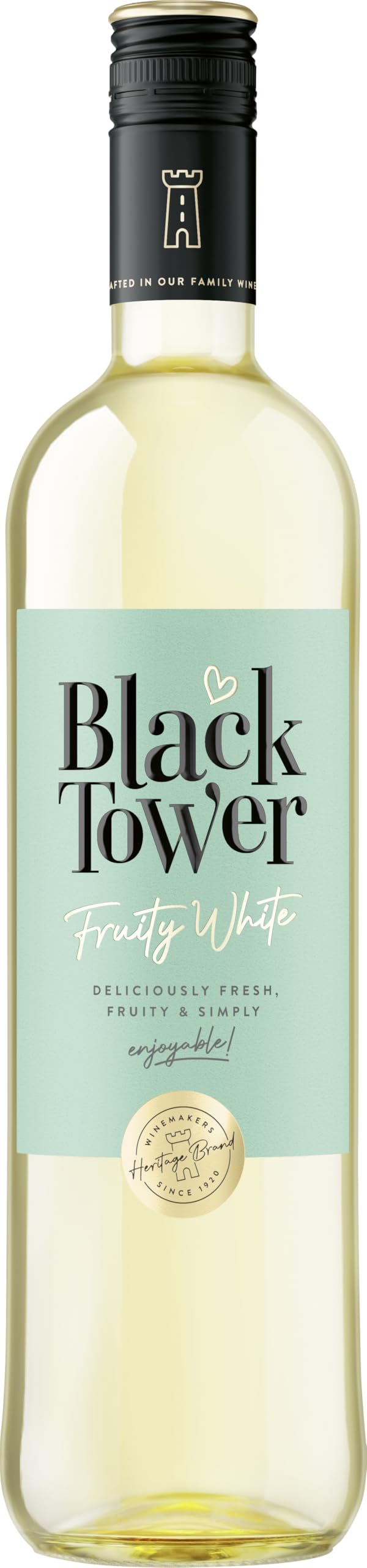 Black Tower Fruity White Wine, 75cl, 9% ABV, German White Wine