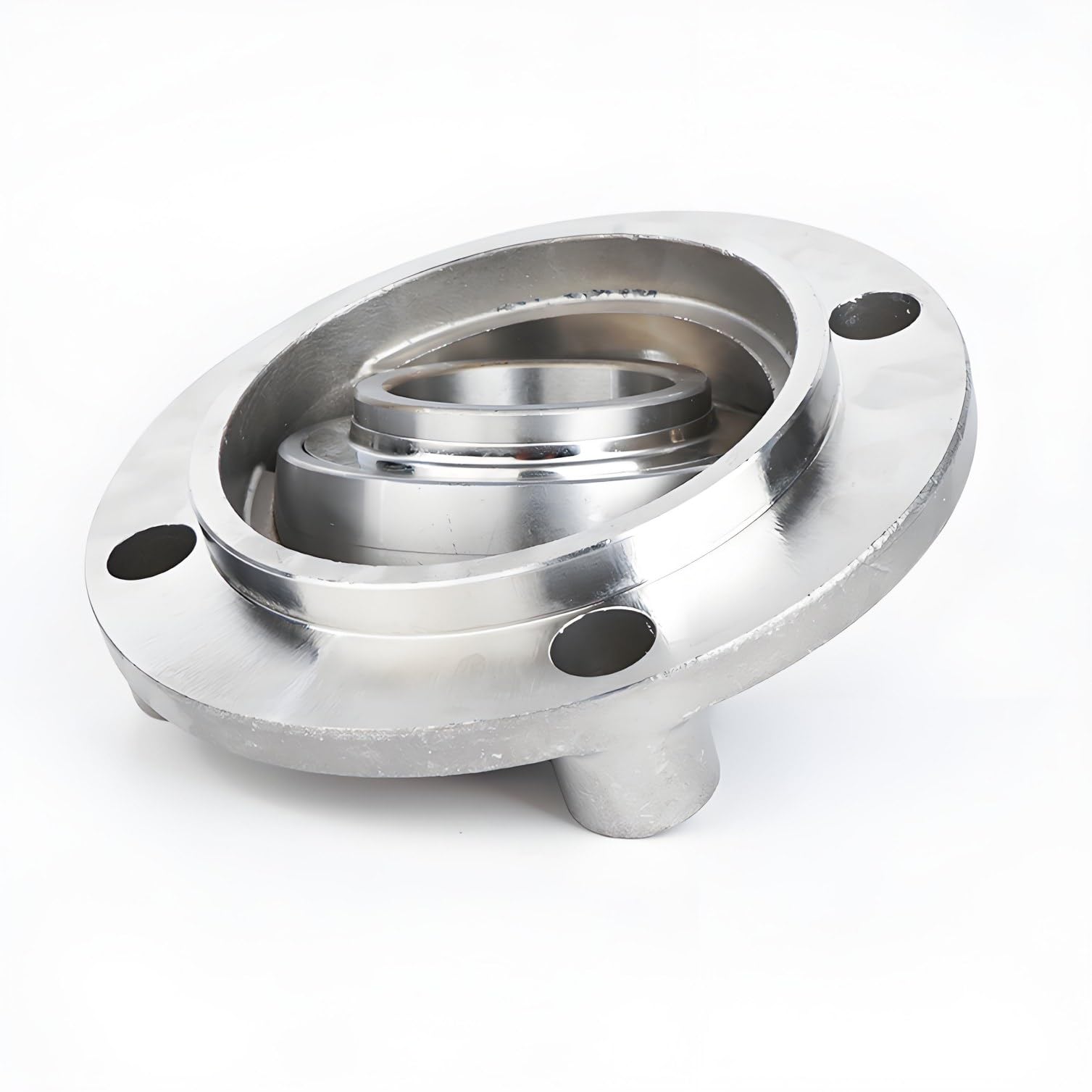 UCFC-Serie Cuscinetti a supporto montati,alloggiamenti in acciaio inossidabile 304,cuscinetti lineari a sfere/blocchi di avvolgimento autoallineanti (Cuscinetto inox 420,UCFC207)