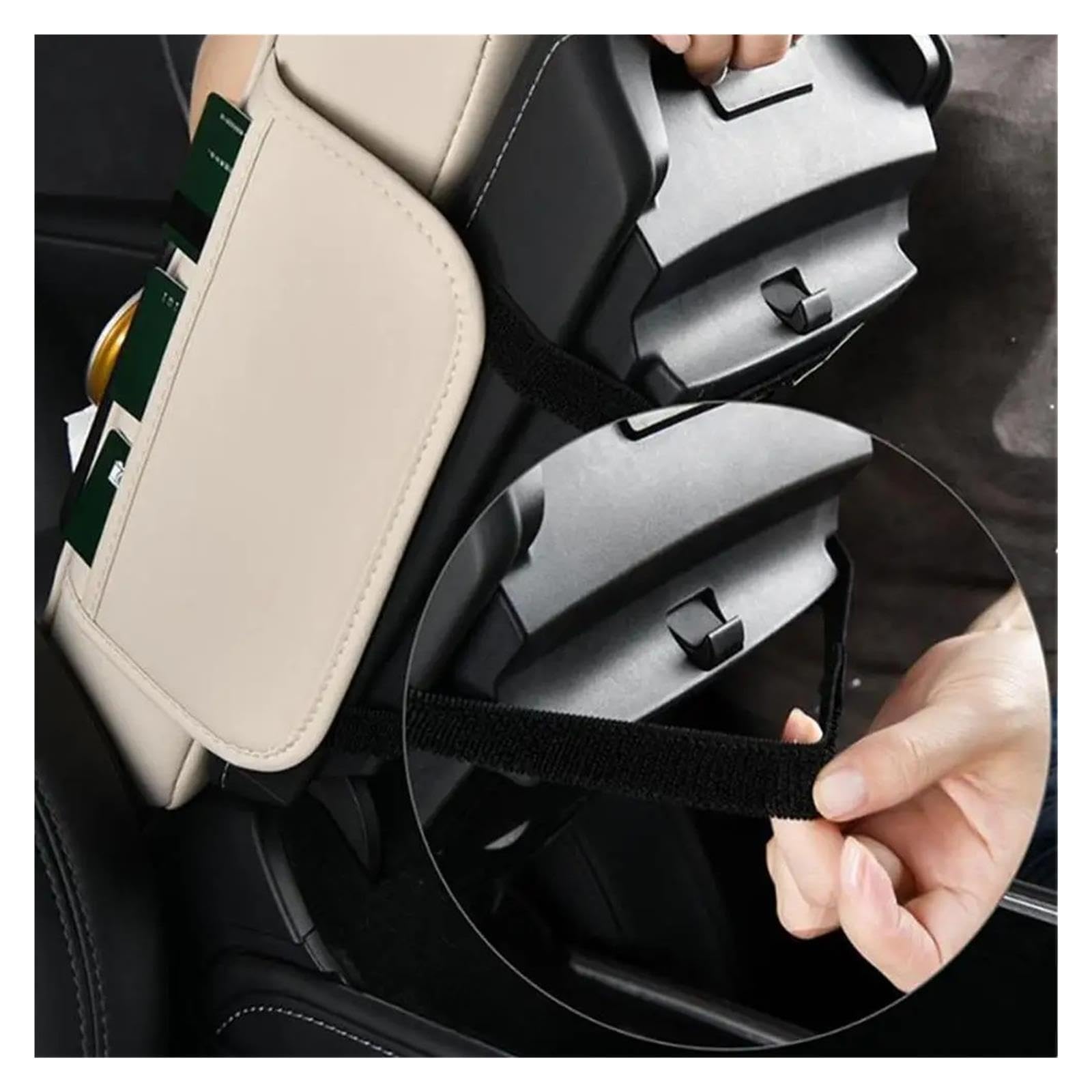 Consola Aumento Altura Almohada Reposabrazos Coche Universal
