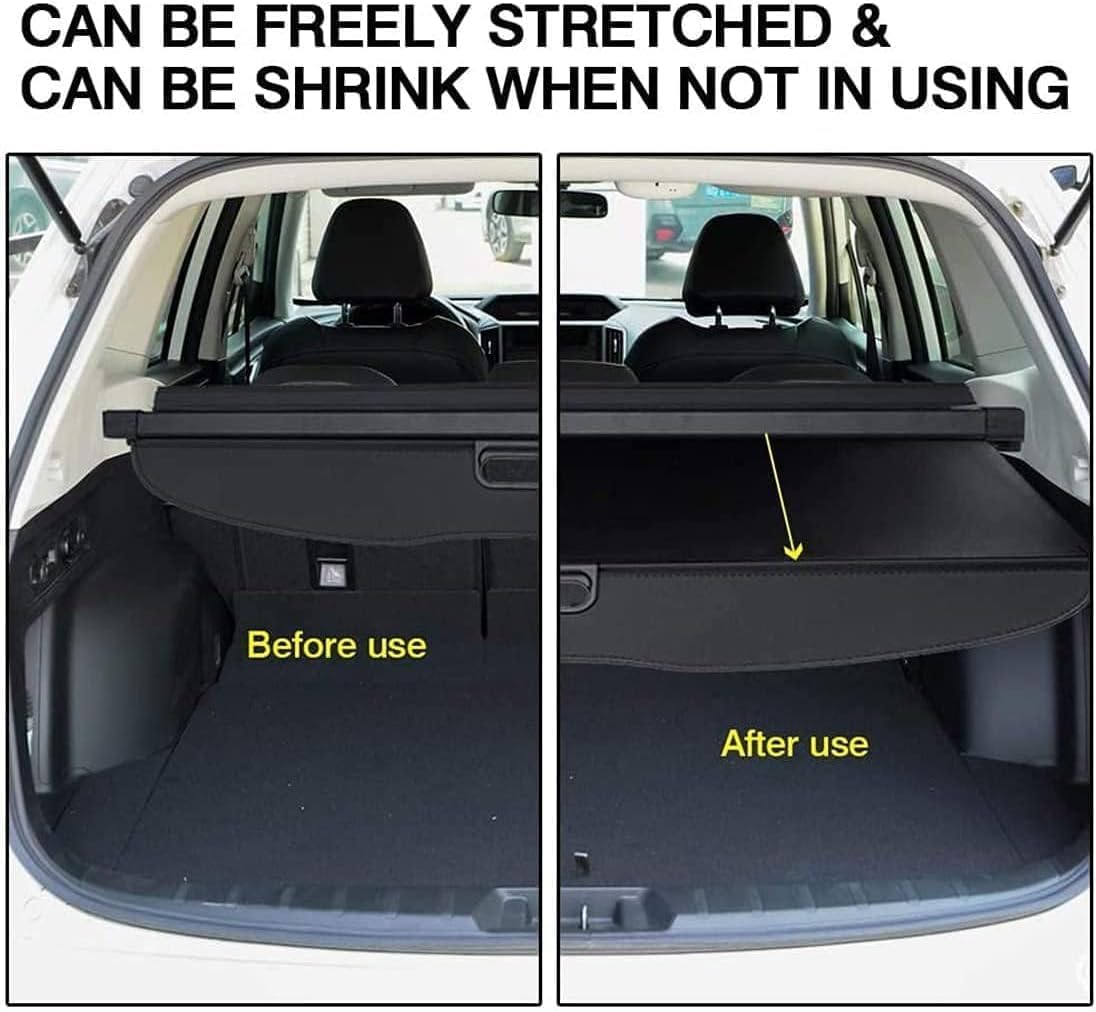 Auto Copertura Bagagliaio Retrattile per Hyundai IX35 2010-2015, Posteriore Tronco Privacy Cappelliera Cargo Cover Parasole Tenda Coperture