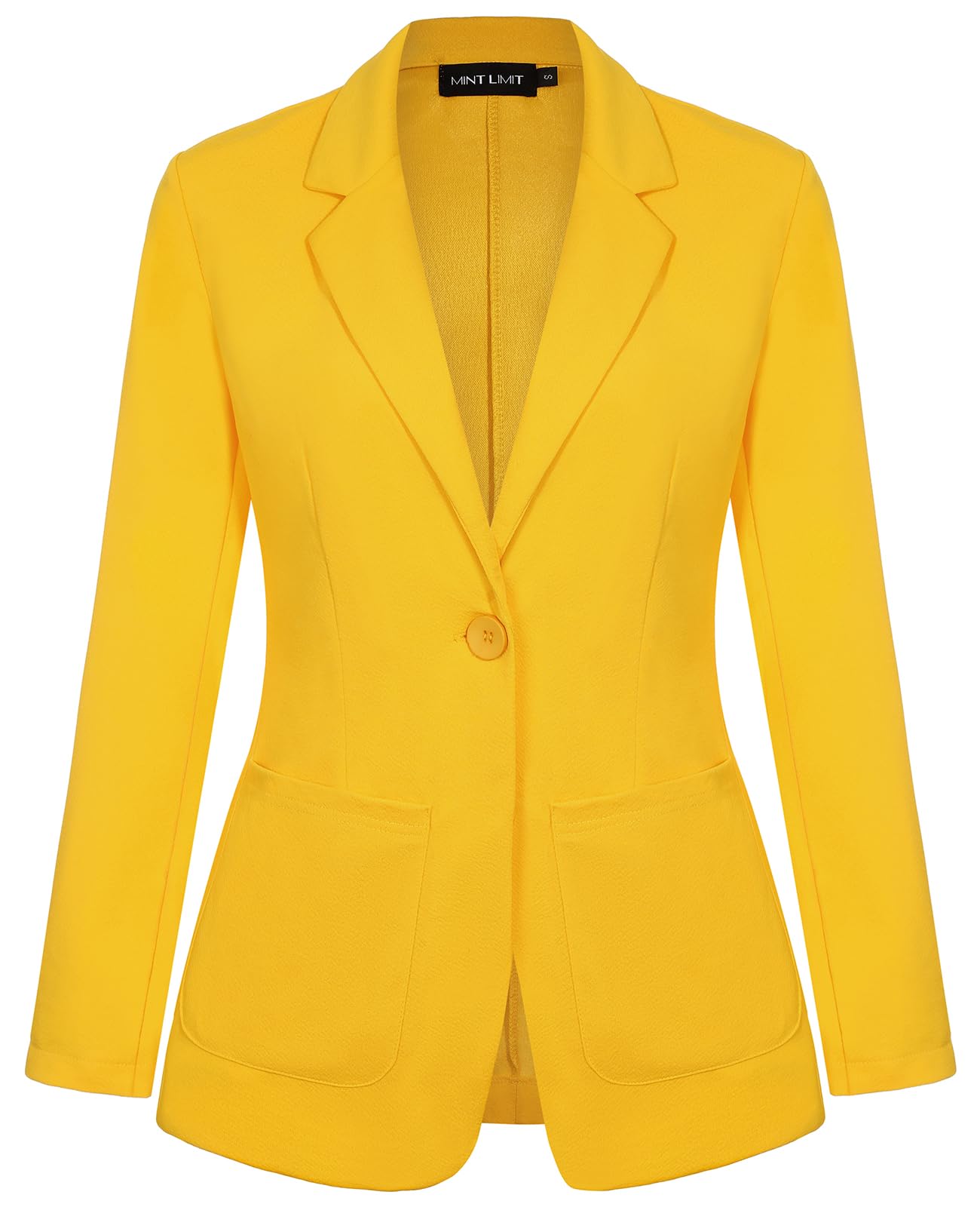 MINTLIMIT Blazers for Women Casual Long Sleeve Open Front Cardigan Button Work Office Blazers Jackets with Pockets