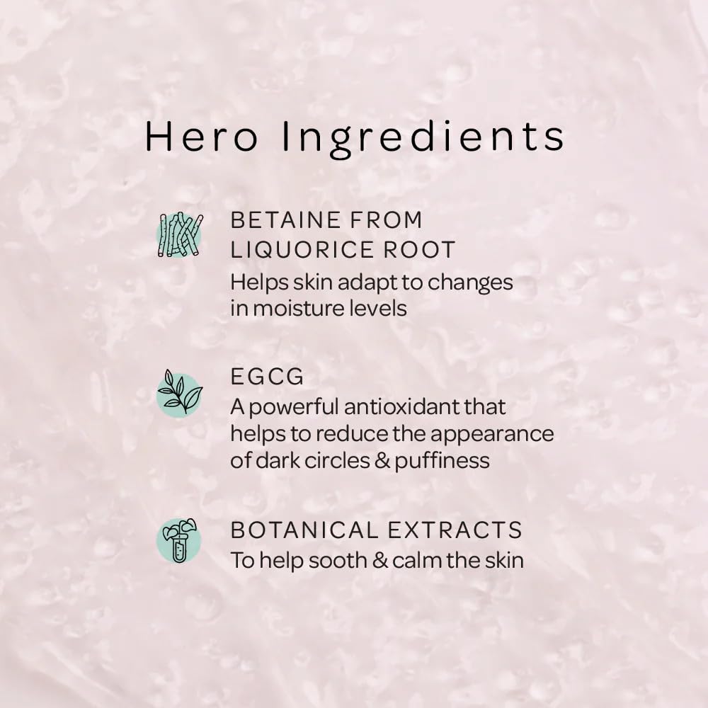 BPerfect Hydro Burst Eye Gel - Hydrating Eye Cream with Hyaluronic Acid & Caffeine - 15ml, Clear - Image 3