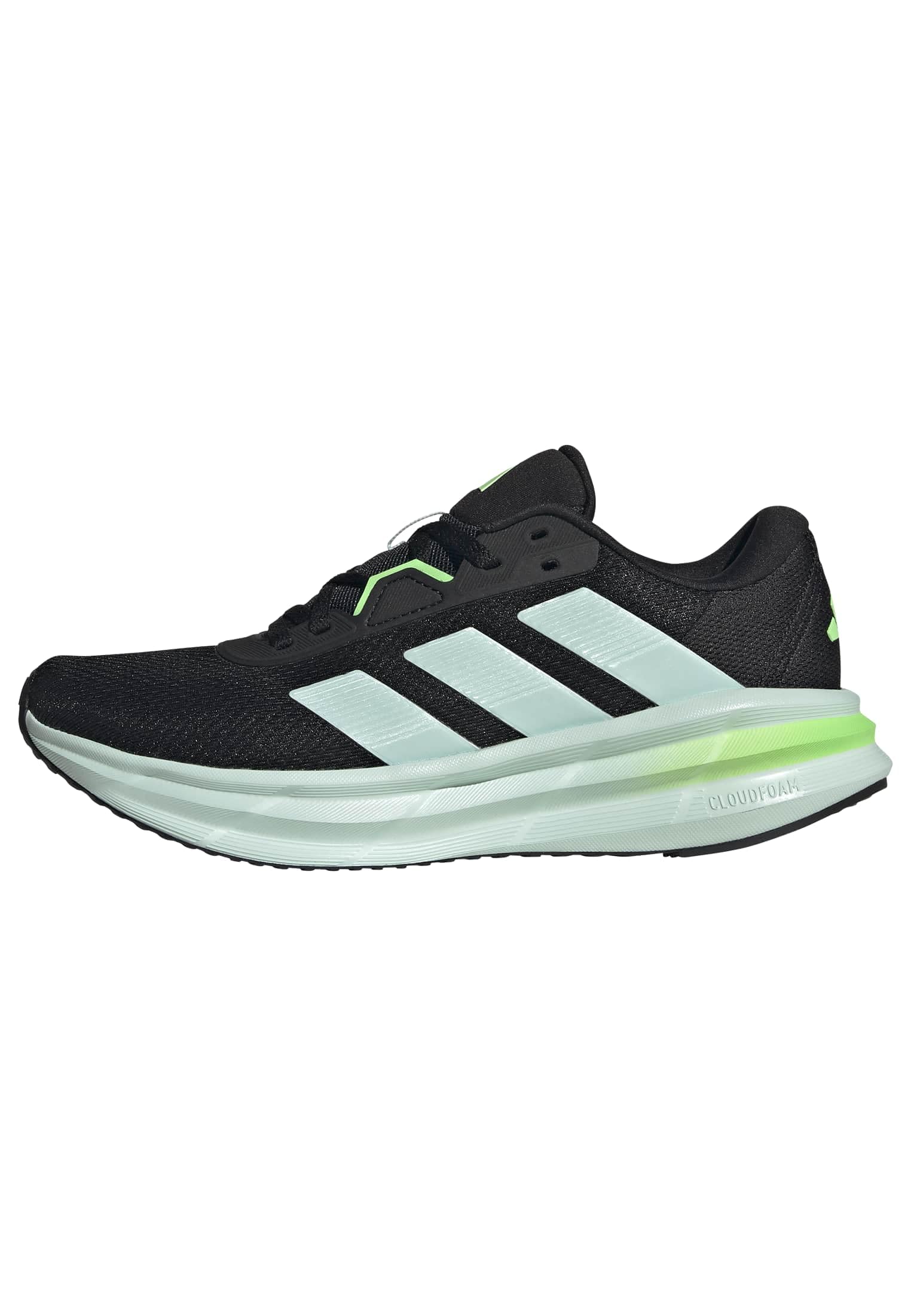 adidas Women's Galaxy 7 Running Shoes, core Black/Halo Mint/Lime Burst, 4.5 UK