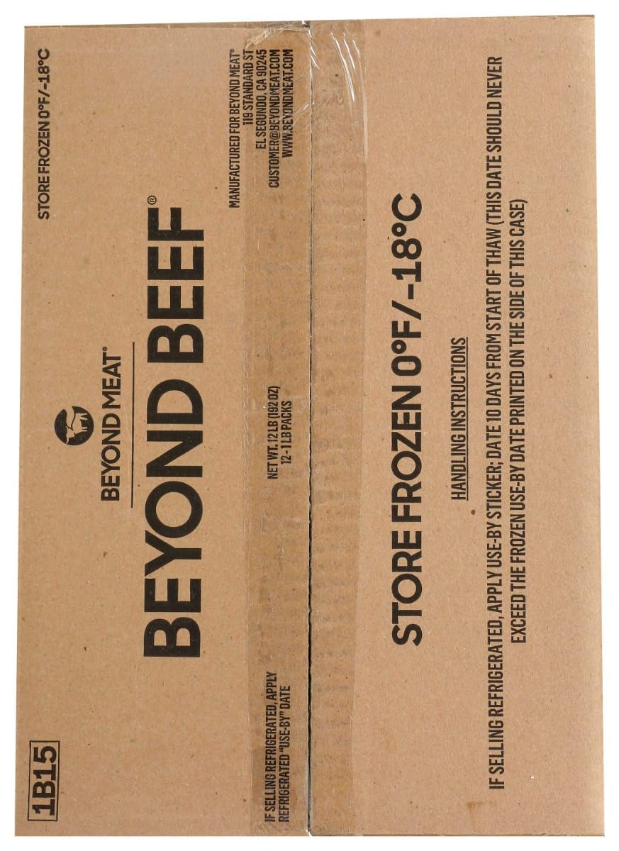 BEYOND MEAT Beyond Beef Ground, Plant Based Meat, 12 Lb (2)
