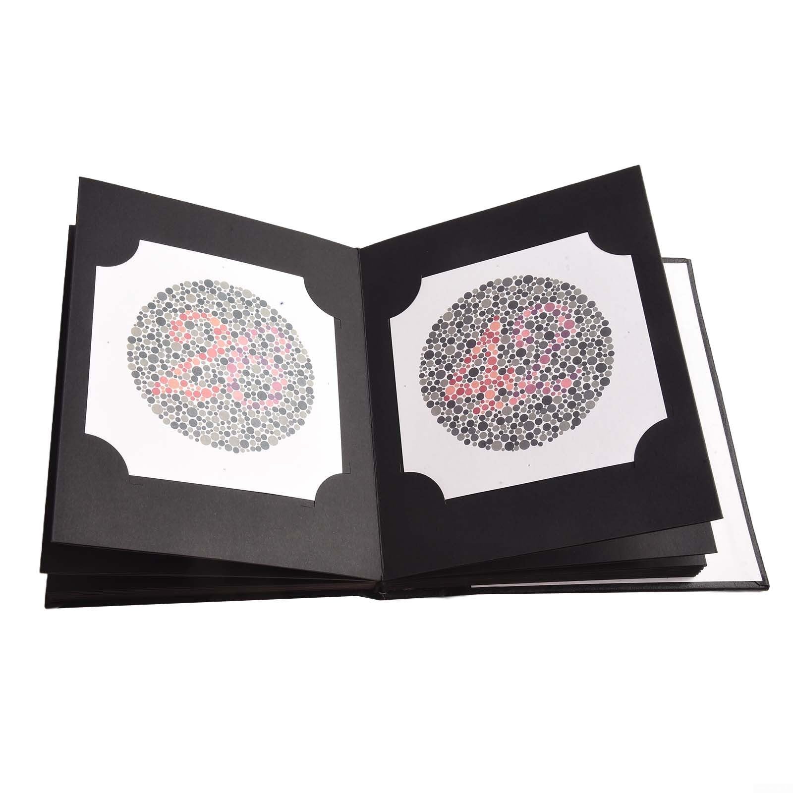 Ishihara – Livre de test de daltonisme – Édition 2024 – Kit de dépistage de la vision optométrie à 38 plaques pour détection de carence rouge-vert pour un usage clinique et domestique