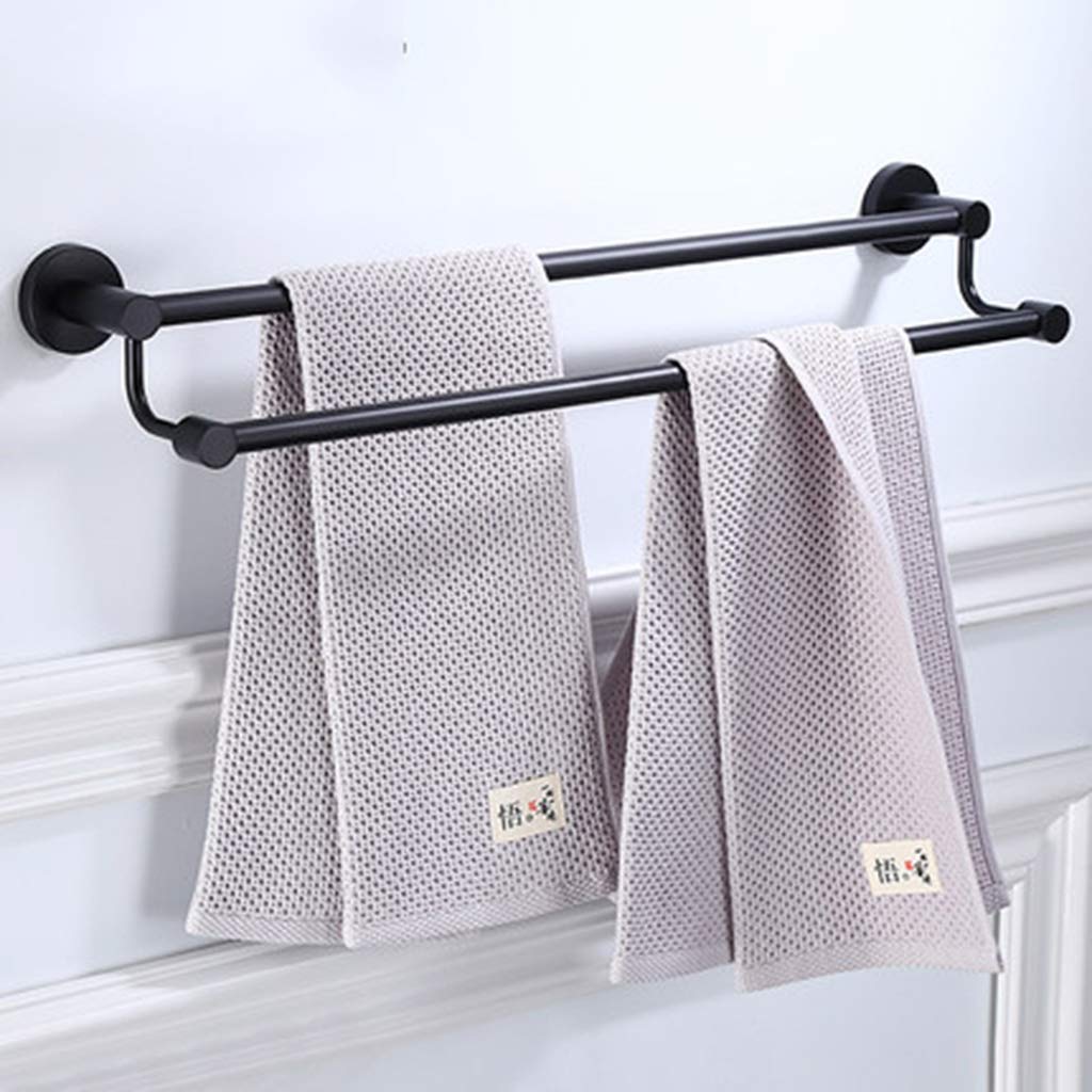 LYGXWJFC Toallero Toallero montado en la Pared Toallero de baño, Toallero Redondo Estante de Acero Inoxidable Toallero para Cocina Baño Toallero de baño / 120 cm (140 cm)