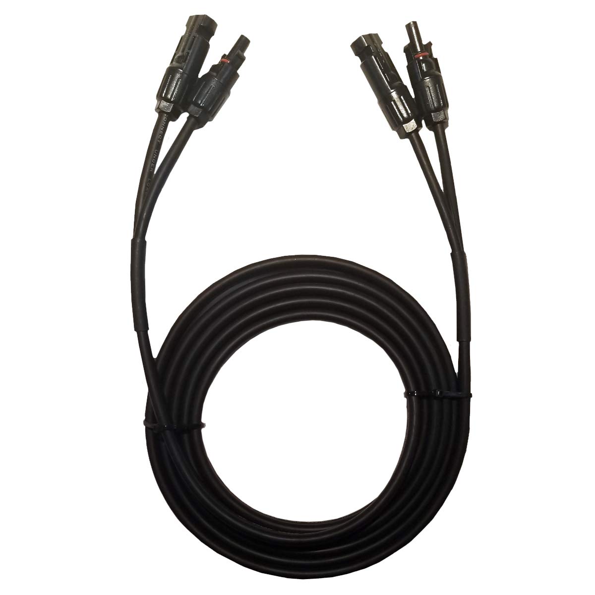 Valemo Solar Cable 10 Feet 2x10 AWG Twin Wire Solar Extension Cable, Copper Strand with Female and Male Connectors on Both Ends, Solar Panel Cable Wire & Adaptor for Home, Shop and RV Solar Panels