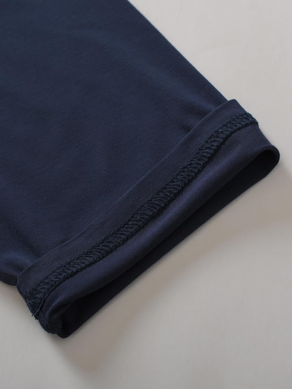 Latuza Women's Bamboo Viscose 3/4 Sleeve Pajama Top V Neck Sleep Shirt - Image 2