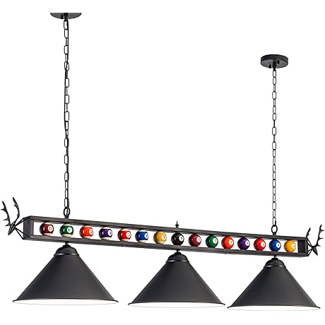 Pool Table Light for a Perfect Game on 7' Table