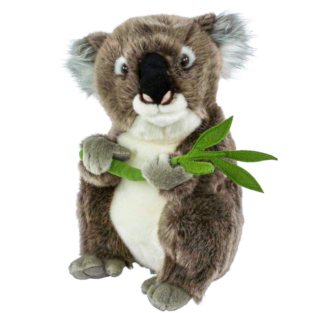 Miś koala, przytulanka z liśćmi, 30 cm, pluszowa zabawka uni-toys miś koala, pluszowe koale
