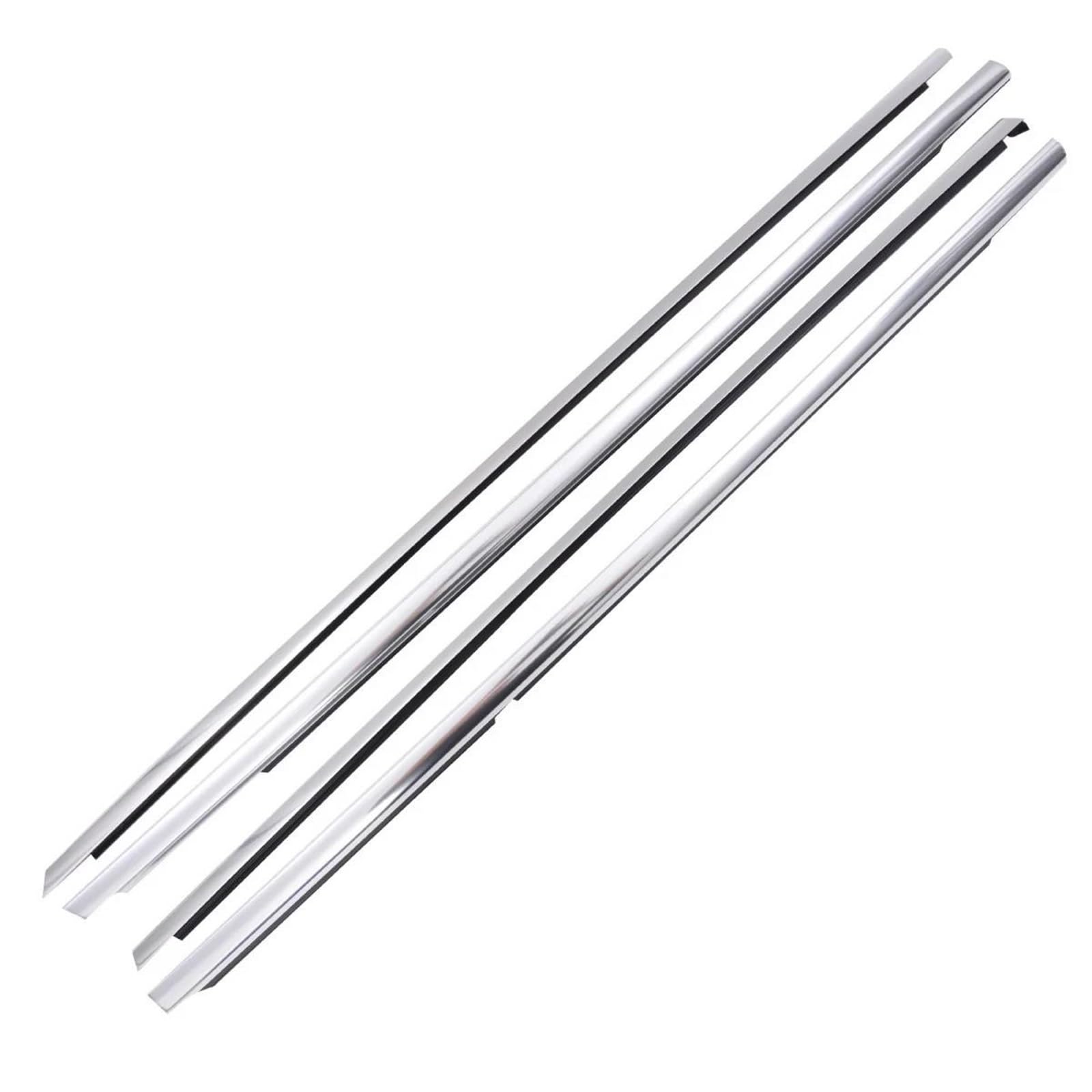 Fkhbzm One Color 4Pcs Car Window Weatherstrip Chrome For Benz 177 A1777356000 A1777256500 A1777255900 A1777256600 Leakproof