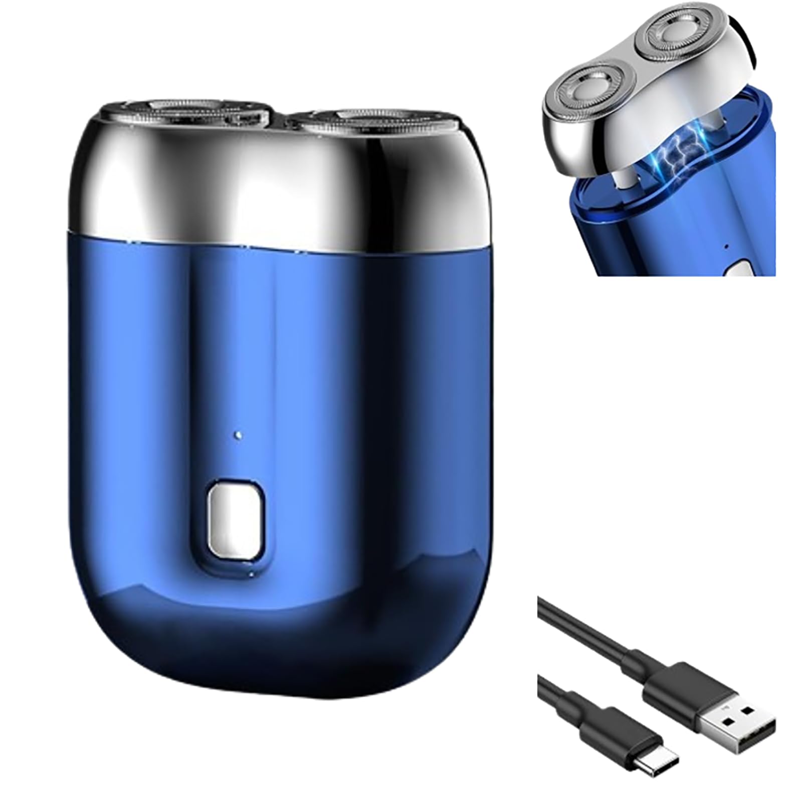 Mini Dual-Head Electric Shaver 2026 New Model Dual Head Shaver Pocket Electric Mini Portable Razor Double Head Razor