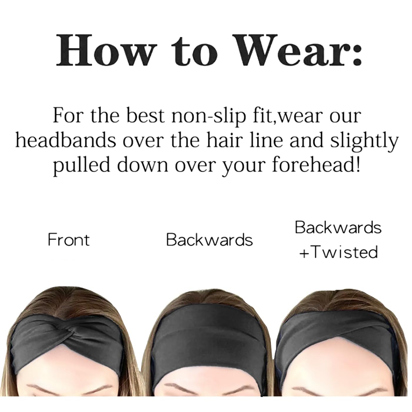 SSKHE 6PCS Headbands for Women Wide Ladies Headband Boho, Stretchy Headbands, Print Leopard Bandanas - Image 4